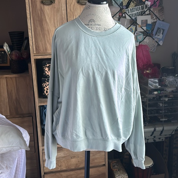 Cotton On Tops - Cotton On Mint Sweatshirt - Large
